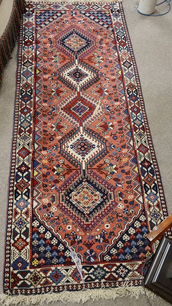 Appraisal: Two Oriental Scatter Rugs ' x ' and ' x