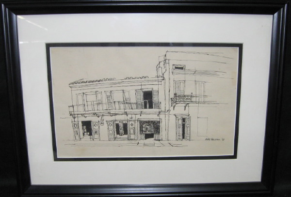 Appraisal: Philip Harrison American New Orleans Mid- th Century French Quarter