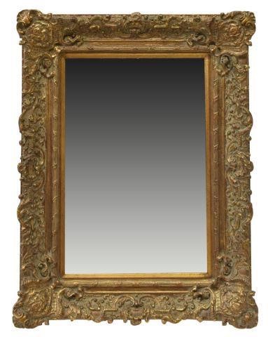 Appraisal: Gilt wall mirror John Richard late th c gilt frame