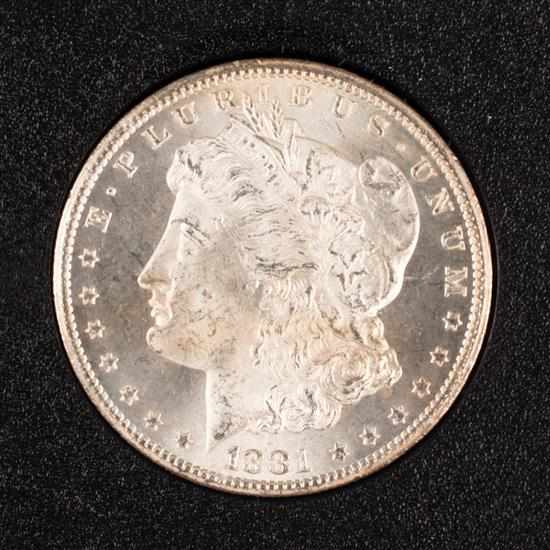 Appraisal: United States Morgan type silver dollar CC MS- in GSA