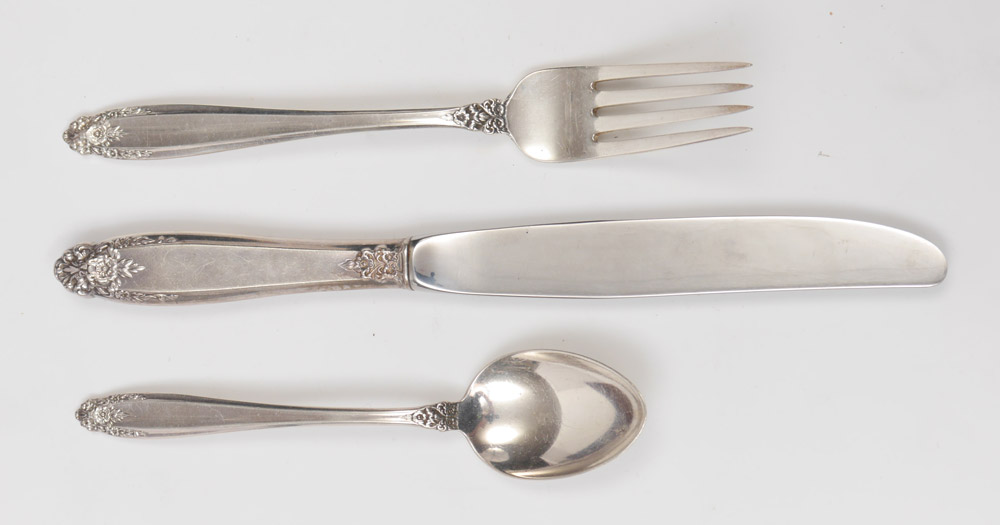 Appraisal: INTERNATIONAL PRELUDE STERLING FLATWARE SERVICE Approx pieces in the Prelude