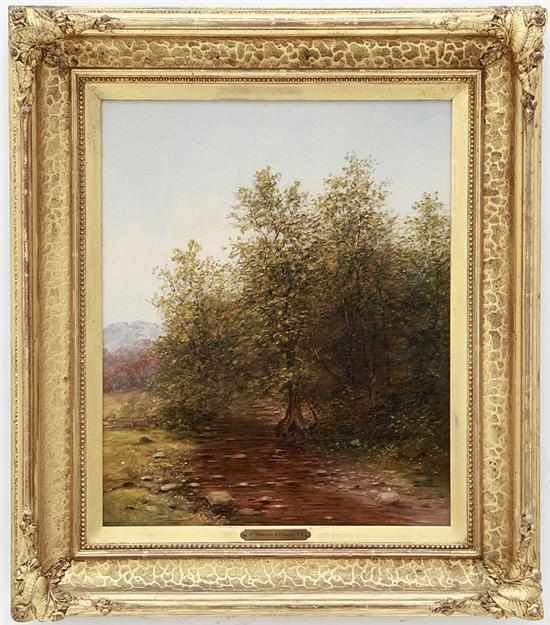 Appraisal: Thomas Addison Richards New York Georgia - SOUTHERN LANDSCAPE WITH