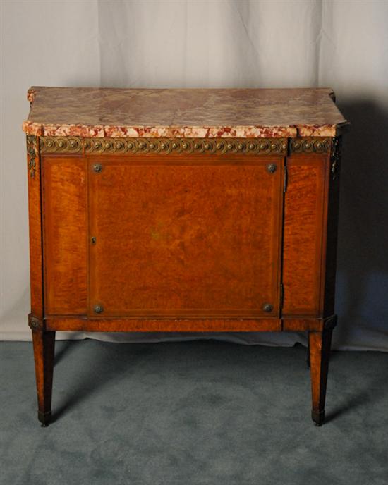 Appraisal: A L th E th Louis XV-style Cabinet burl veneers