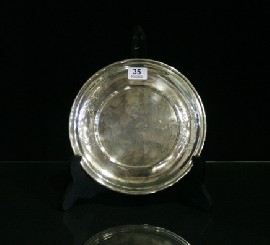 Appraisal: A Victorian sterling silver circular tray by Hy Wilkinson Co