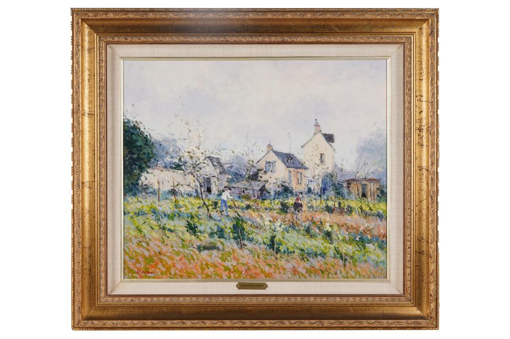 Appraisal: JEAN-PIERRE DUBORD B - FRENCH LANDSCAPE GAUS LE POTAGER oil