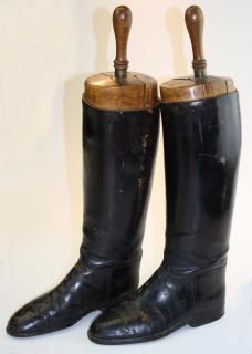 Appraisal: Pair th c riding boots size h Pair th c