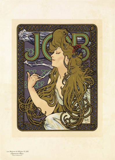 Appraisal: ALPHONSE MUCHA - JOB Ma tres de l'Affiche pl x