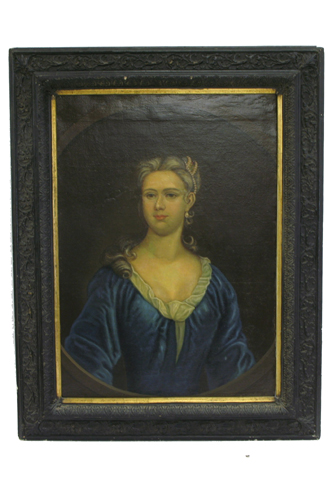 Appraisal: BRITISH SCHOOL th century oil on canvas Portrait of a