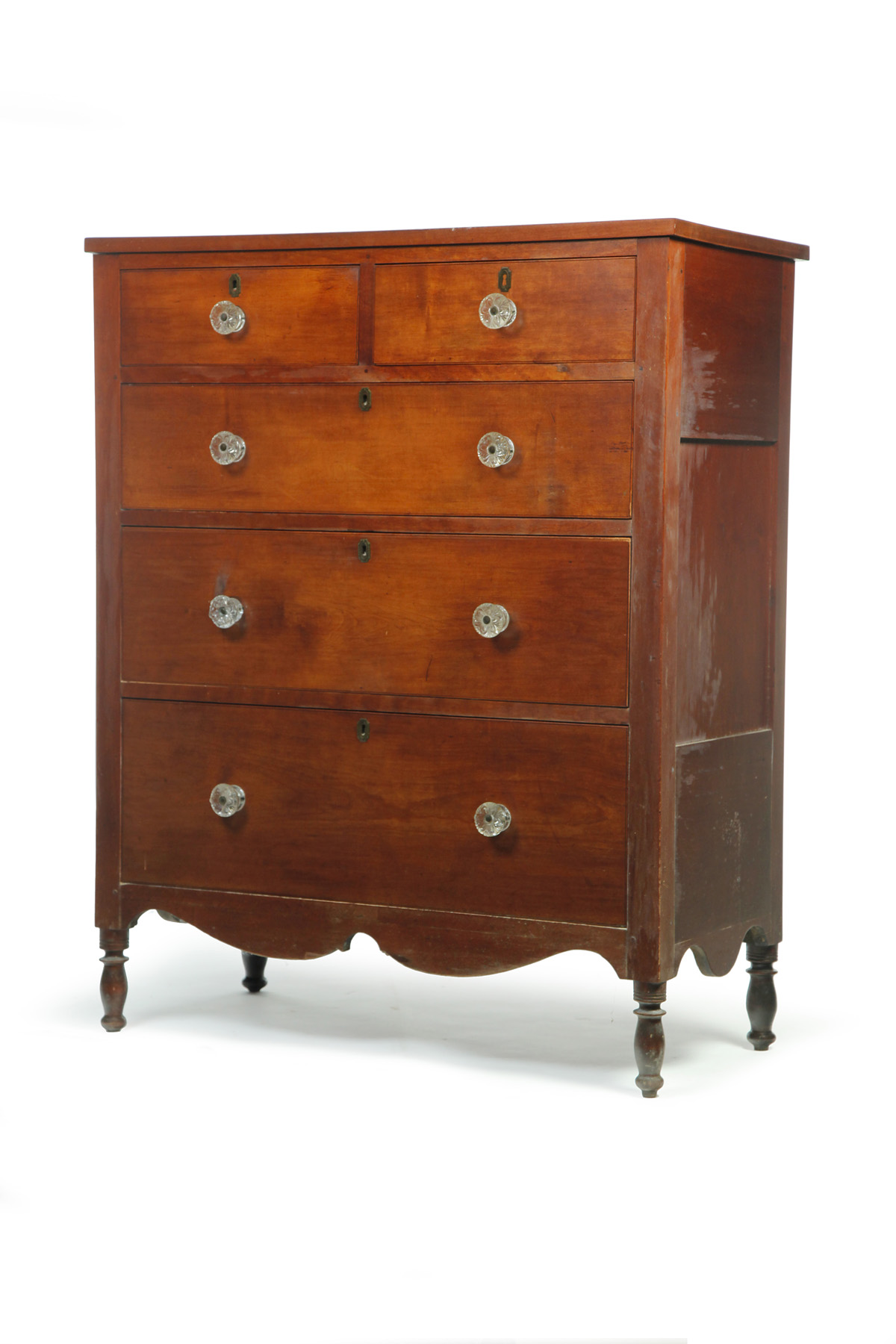 Appraisal: OHIO VALLEY SHERATON CHEST OF DRAWERS Probably western Pennsylvania or