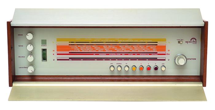 Appraisal: attributed to RAYMOND LOEWY - NORMENDE SPECTRA FUTURA ST RADIO