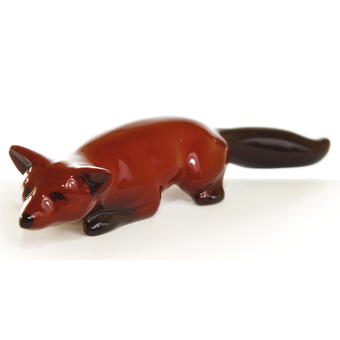 Appraisal: Royal Doulton fox flambe stalking ''w x ''h with a