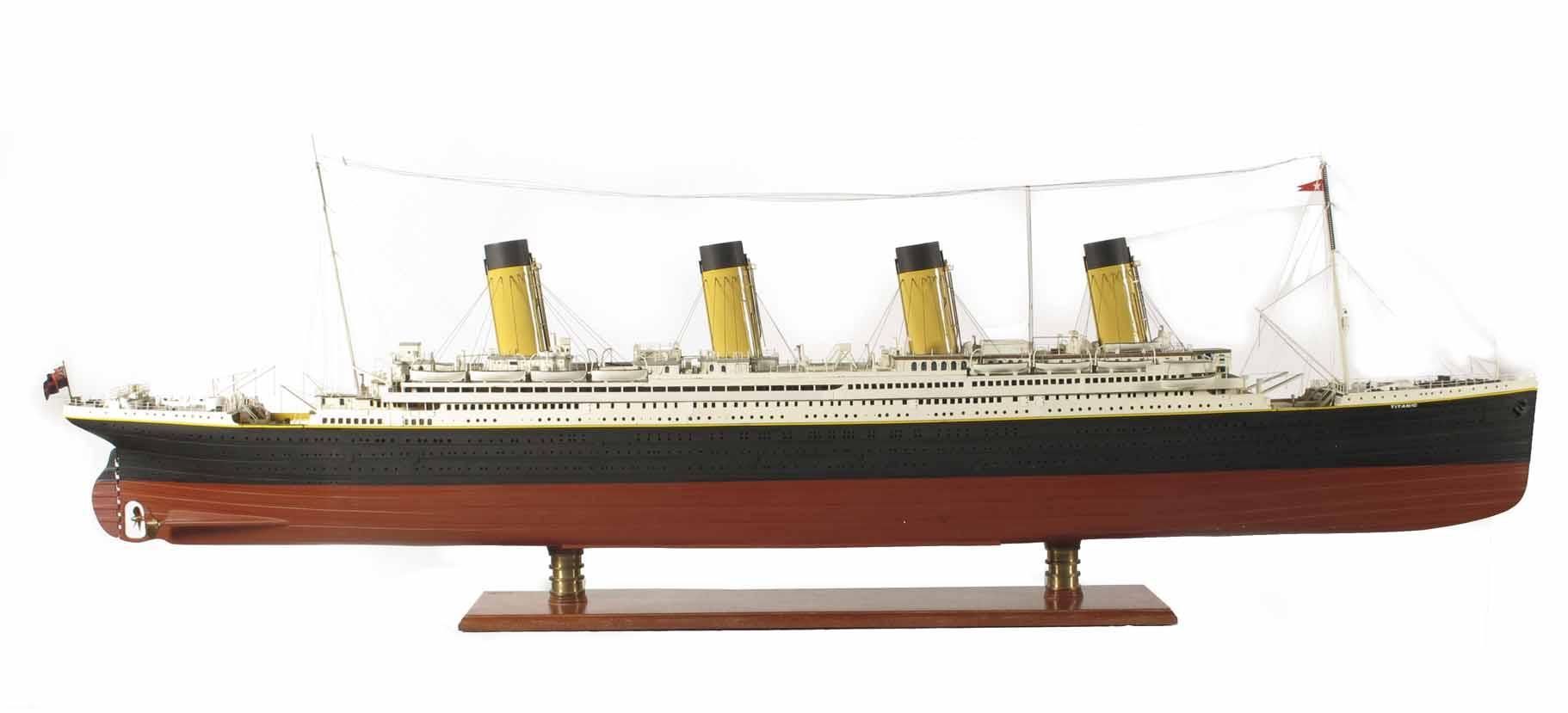 Appraisal: A large display model of R M S Titanic