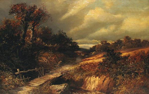 Appraisal: Clarence Henry Roe British - An extensive landscape with a