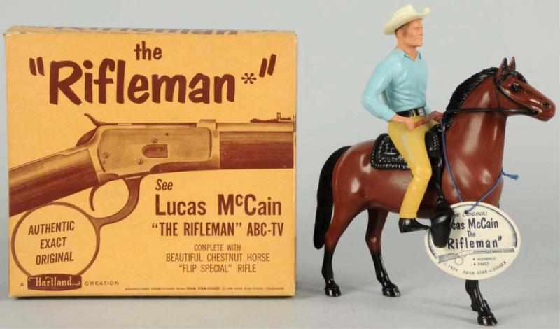 Appraisal: Hartland Lucas McCain Rifleman Figure on Horse Comes with hat