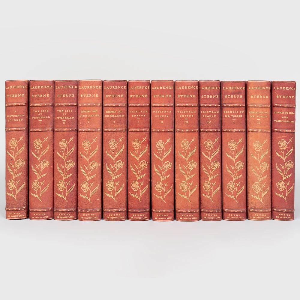 Appraisal: Laurence Sterne The Works of Laurence Sterne in Twelve Volumes