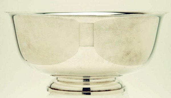 Appraisal: A Paul Revere reproduction sterling presentation punchbowl Engraved In Appreciation