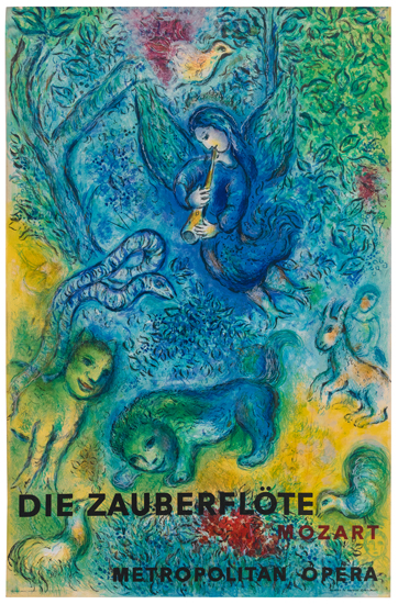 Appraisal: MARC CHAGALL - DIE ZAUBERFL TE x inches x cm