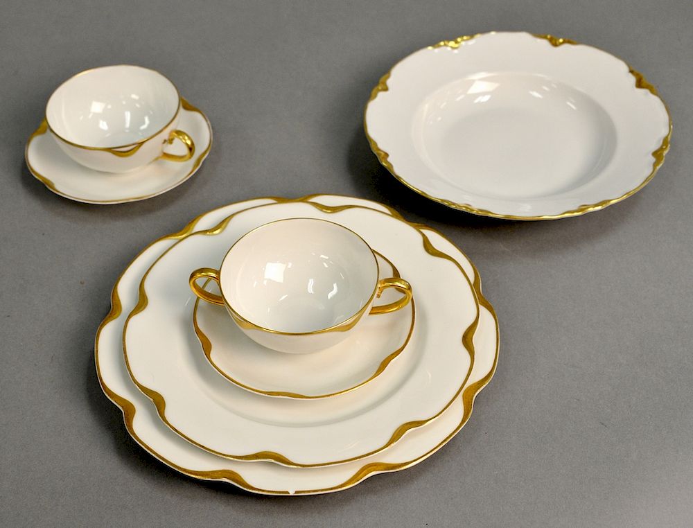 Appraisal: Seventy-five pieces of limoges to include Haviland Limoges china sets