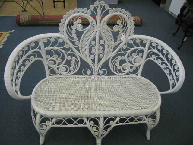 Appraisal: Wicker Loveseat