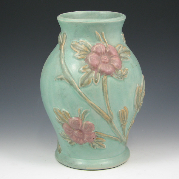 Appraisal: Hull Crab Apple Sample Tall - Mint Crab Apple vase