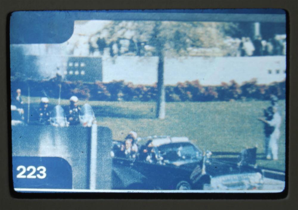 Appraisal: JOHN F KENNEDY ORIGINAL MM SLIDE FROM THE ZAPRUDER FILM