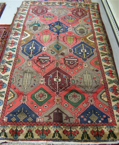 Appraisal: PERSIAN GARDEN CARPET ' x '