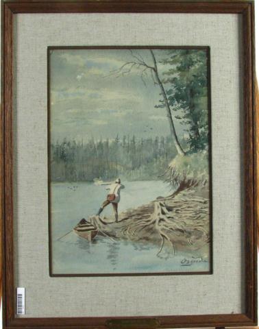 Appraisal: Ross Reverdy Osgoode Canada - x Watercolor Signed Lower Right