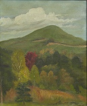 Appraisal: Allen Dean Cochran American - View From Bearsville Oil on