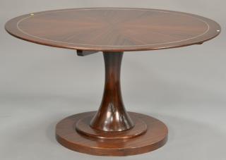 Appraisal: Rosewood banded table ht in dia in Rosewood banded table