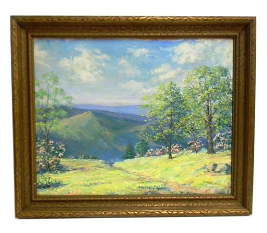 Appraisal: Alfred Winfield Strahan American - oil on board summer time