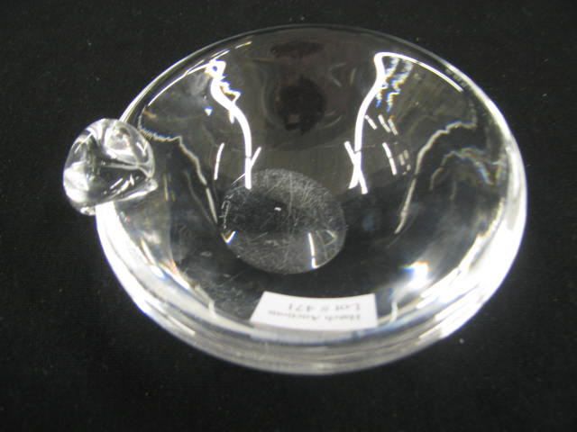 Appraisal: Steuben Crystal Ashtray