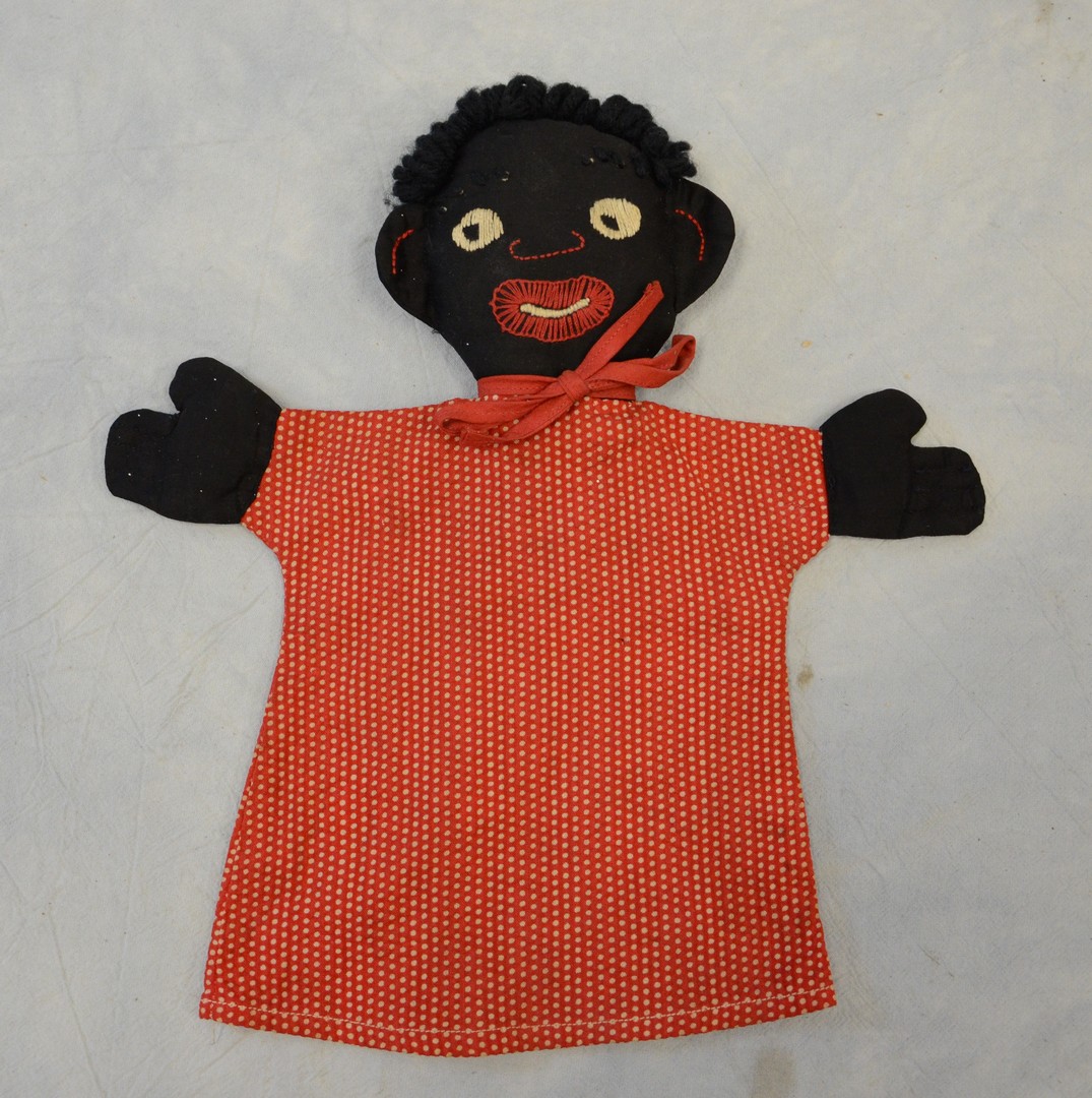 Appraisal: Black Americana Hand Puppet Golliwog form circa stuffed fabric head