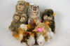 Appraisal: STUFFED ANIMALS - Lot of five Steiff stuffed animals Molly