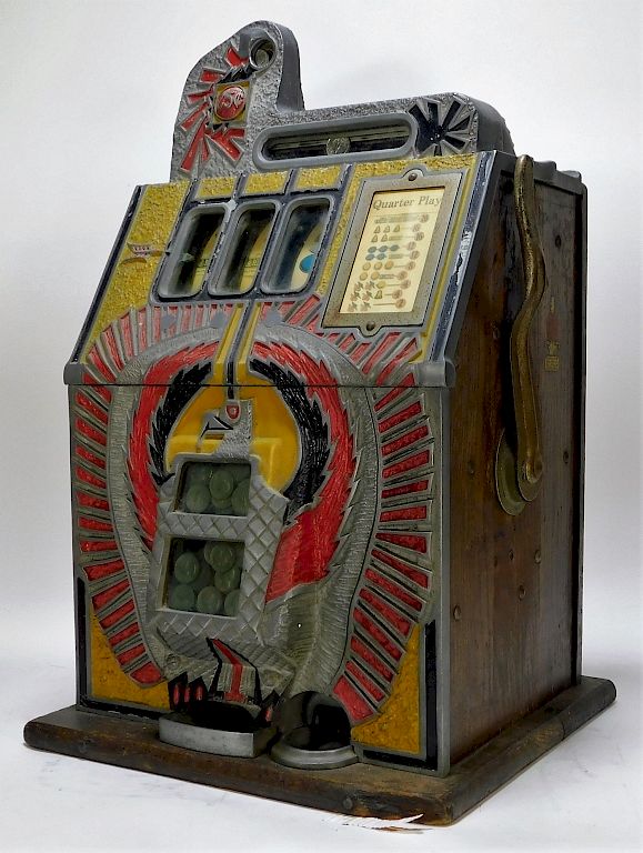 Appraisal: Mills Novelty Co Thunderbird Cent Slot Machine United States th