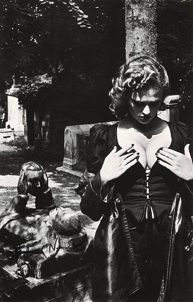 Appraisal: Helmut Newton German - P re Lachaise Tomb of Talma