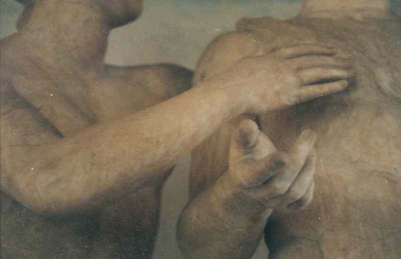 Appraisal: Gayle Stott Lowry NC Handscolor photograph detail of a sculpture