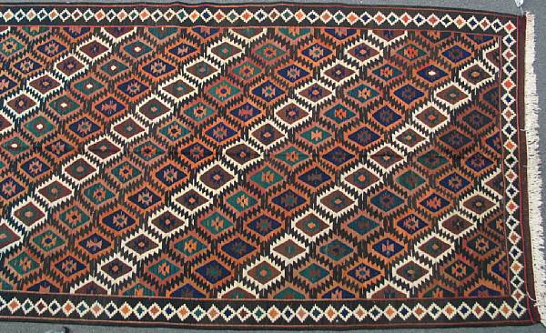 Appraisal: A Kilim size approximately ft in x ft in