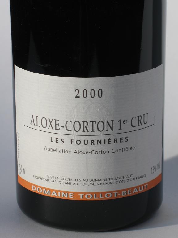 Appraisal: TWO HALF CASES OF ALOXE CORTON ER CRU FOURNIERES TOLLOT-BEAUT