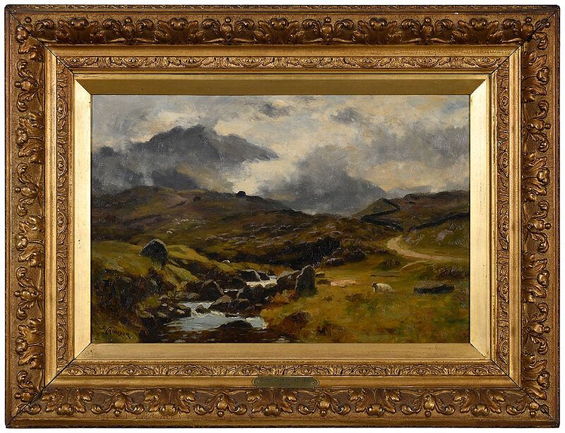 Appraisal: Duncan Cameron Scottish - Heather Knowes Near Killin signed lower