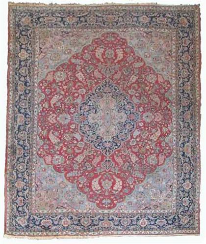 Appraisal: Tabriz carpet northwest persia circa ft in x ft in