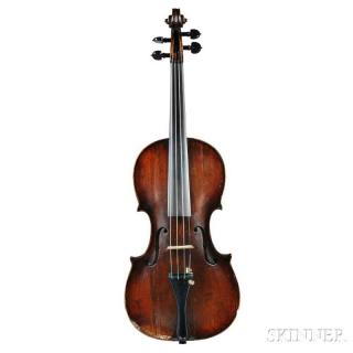 Appraisal: German Violin Johann Gottlob Ficker c branded internally I G