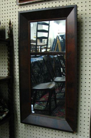 Appraisal: Empire style wall mirror mahogany veneer over solid wood ''