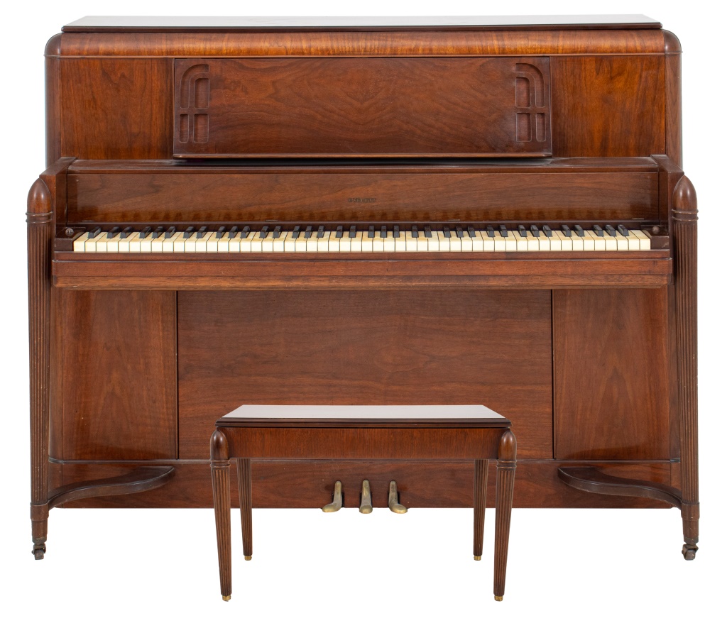 Appraisal: EVERETT PIANO CO ART DECO UPRIGHT PIANO C Everett Piano