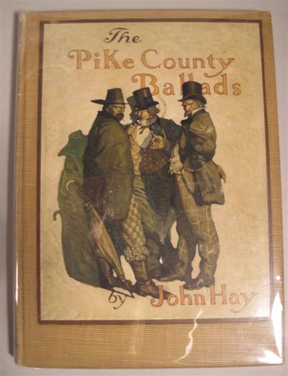 Appraisal: vol Wyeth N C illustrator The Pike County Ballads Boston