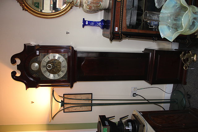 Appraisal: A FENTON RUSSELL CO LIMITED EDINBURGH EIGHT-DAY LONG CASE CLOCK