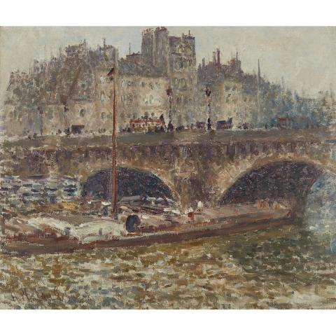 Appraisal: Henry William Phelan Gibb - PONT NEUF British Oil on