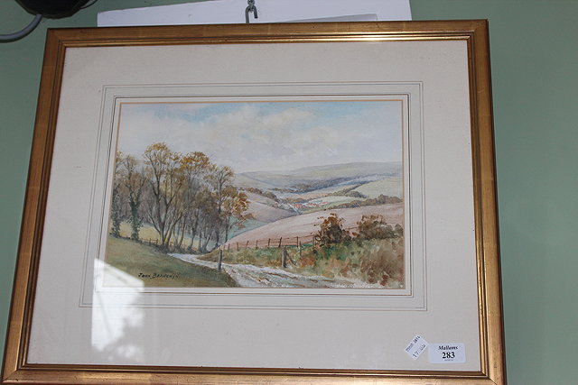 Appraisal: JOHN BRANGWYN TH CENTURY ENGLISH SCHOOL WATERCOLOUR ON PAPER scenic