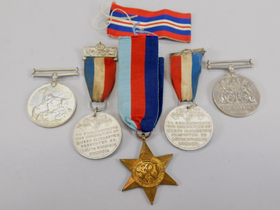 Appraisal: A collection of medals to include - campaign medal the