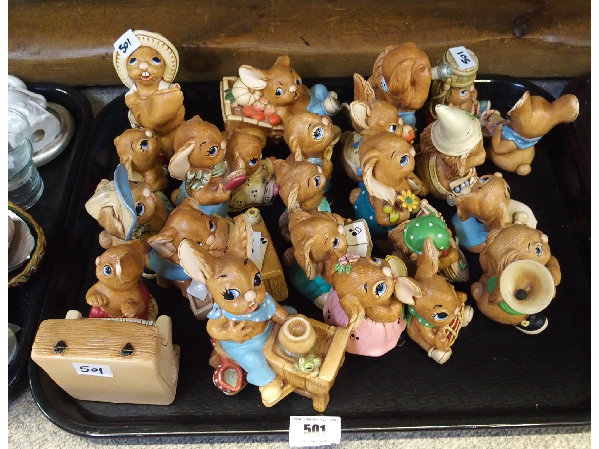 Appraisal: Lot of Pendelfin figures including Jim-Lad Crocker etc