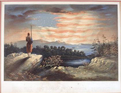 Appraisal: pieces American Civil War Hand-Colored Lithographs Schaus W publisher Sarony